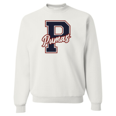 Unisex Pumas White Pom Crewneck Thumbnail