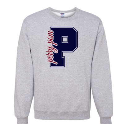 Unisex Script Perry Pom Personalized Crewneck Sweatshirt Thumbnail