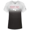 Women's V-Neck Ombre T-Shirt Thumbnail