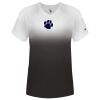 Women's V-Neck Ombre T-Shirt Thumbnail