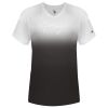 Women's V-Neck Ombre T-Shirt Thumbnail