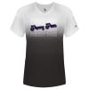 Women's V-Neck Ombre T-Shirt Thumbnail